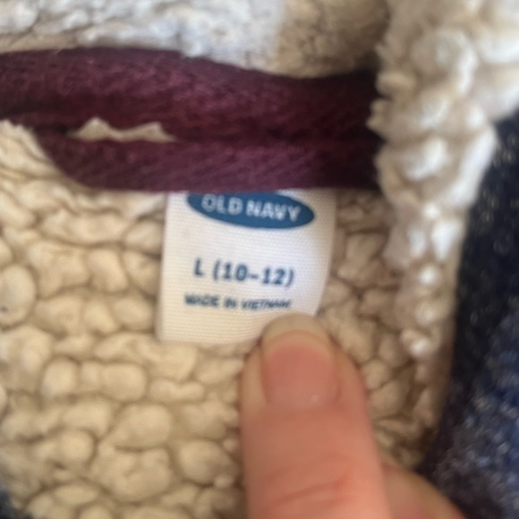 Old Navy Boys Sherpa Lined Jacket - Picture 2 of 5